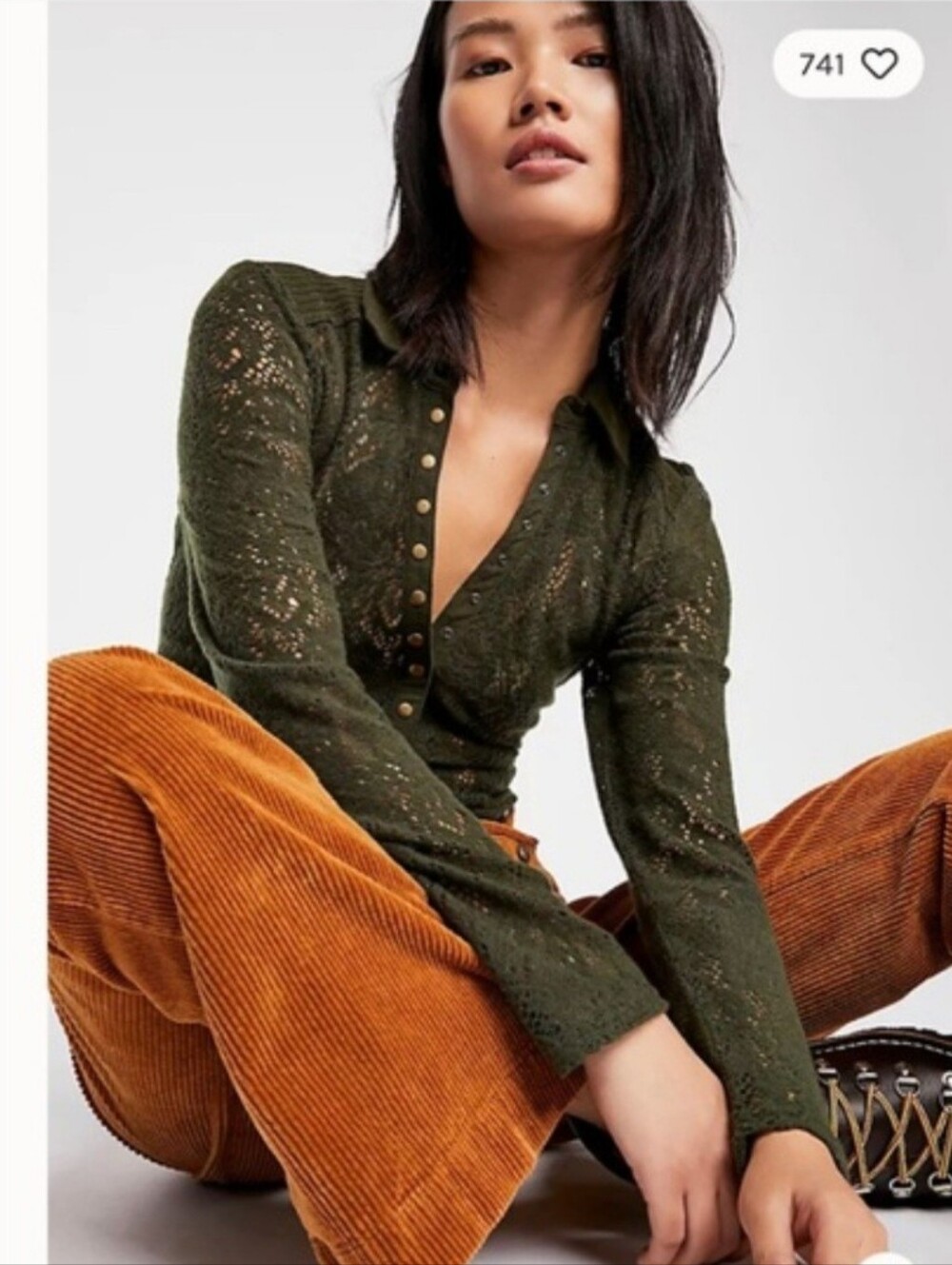 FREE PEOPLE Cozy Cadet Henley